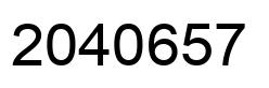 Número 2040657 imagen negro