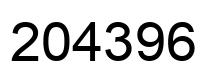 Número 204396 imagen negro