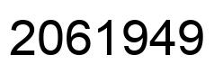 Número 2061949 imagen negro