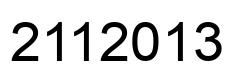 Número 2112013 imagen negro