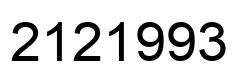 Number 2121993 black image