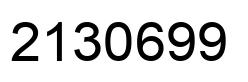 Número 2130699 imagen negro