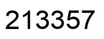 Número 213357 imagen negro