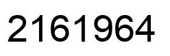 Número 2161964 imagen negro