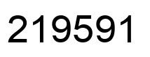 Número 219591 imagen negro