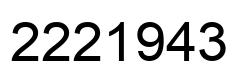 Número 2221943 imagen negro