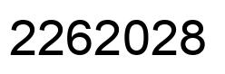 Número 2262028 imagen negro