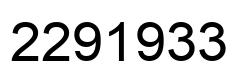Number 2291933 black image