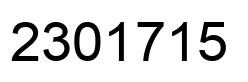 Número 2301715 imagen negro