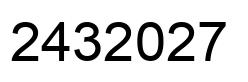Número 2432027 imagen negro