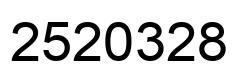 Número 2520328 imagen negro