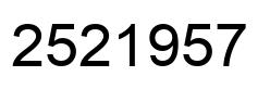 Número 2521957 imagen negro