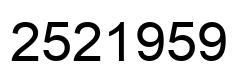 Número 2521959 imagen negro