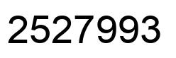 Número 2527993 imagen negro