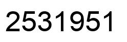 Número 2531951 imagen negro
