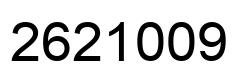 Number 2621009 black image