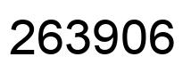 Número 263906 imagen negro