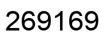 Number 269169 black image