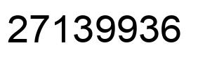 Number 27139936 black image