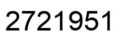 Número 2721951 imagen negro