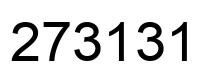 Número 273131 imagen negro