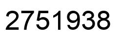 Número 2751938 imagen negro