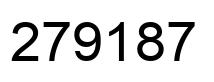 Número 279187 imagen negro