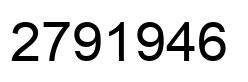 Number 2791946 black image