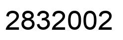 Número 2832002 imagen negro