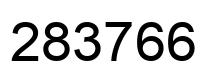 Número 283766 imagen negro