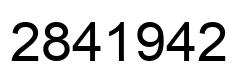 Número 2841942 imagen negro