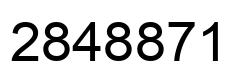 Número 2848871 imagen negro