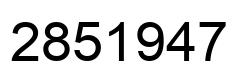 Número 2851947 imagen negro
