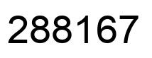 Number 288167 black image