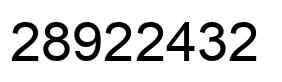 Número 28922432 imagen negro