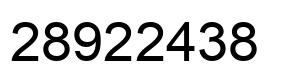 Número 28922438 imagen negro