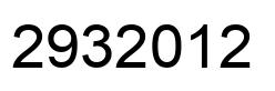 Number 2932012 black image