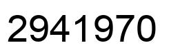 Número 2941970 imagen negro