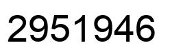 Número 2951946 imagen negro