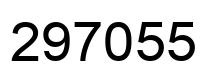 Number 297055 black image