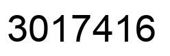 Número 3017416 imagen negro