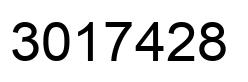 Número 3017428 imagen negro