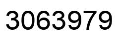 Number 3063979 black image