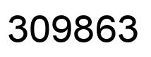Number 309863 black image