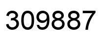 Number 309887 black image