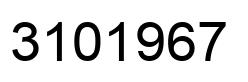 Number 3101967 black image