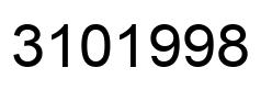 Número 3101998 imagen negro