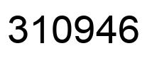 Número 310946 imagen negro