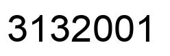 Número 3132001 imagen negro