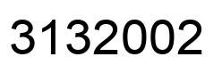 Number 3132002 black image